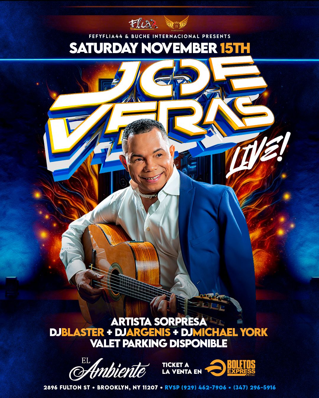 Buy tickets for JOE VERAS  JOE VERAS