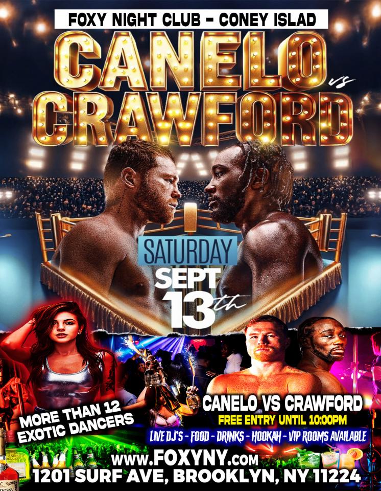 Canelo vs Crawford - CLUB EN CONEY ISLAND
