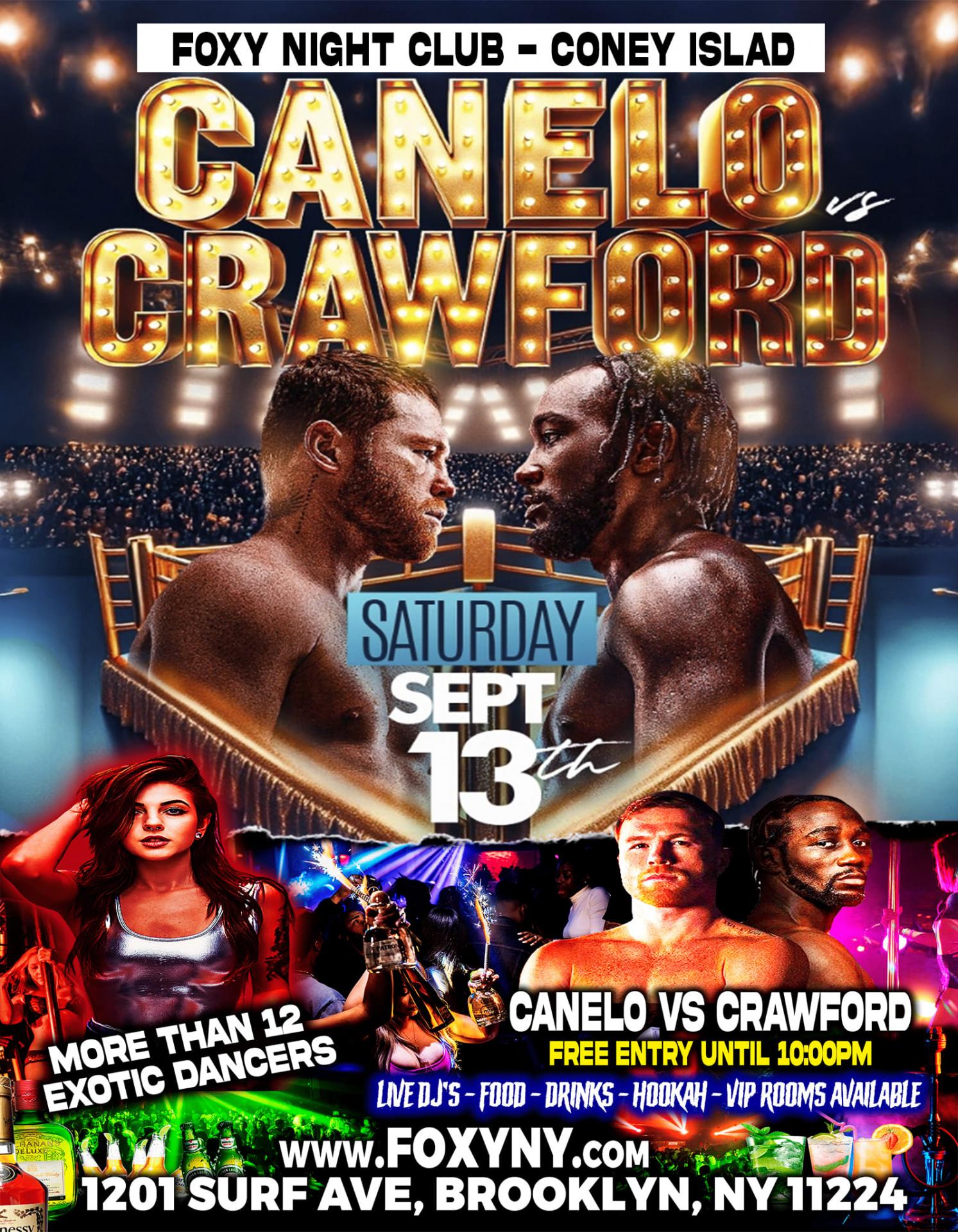 Buy tickets for CANELO vs CRAWFORD CANELO vs CRAWFORD