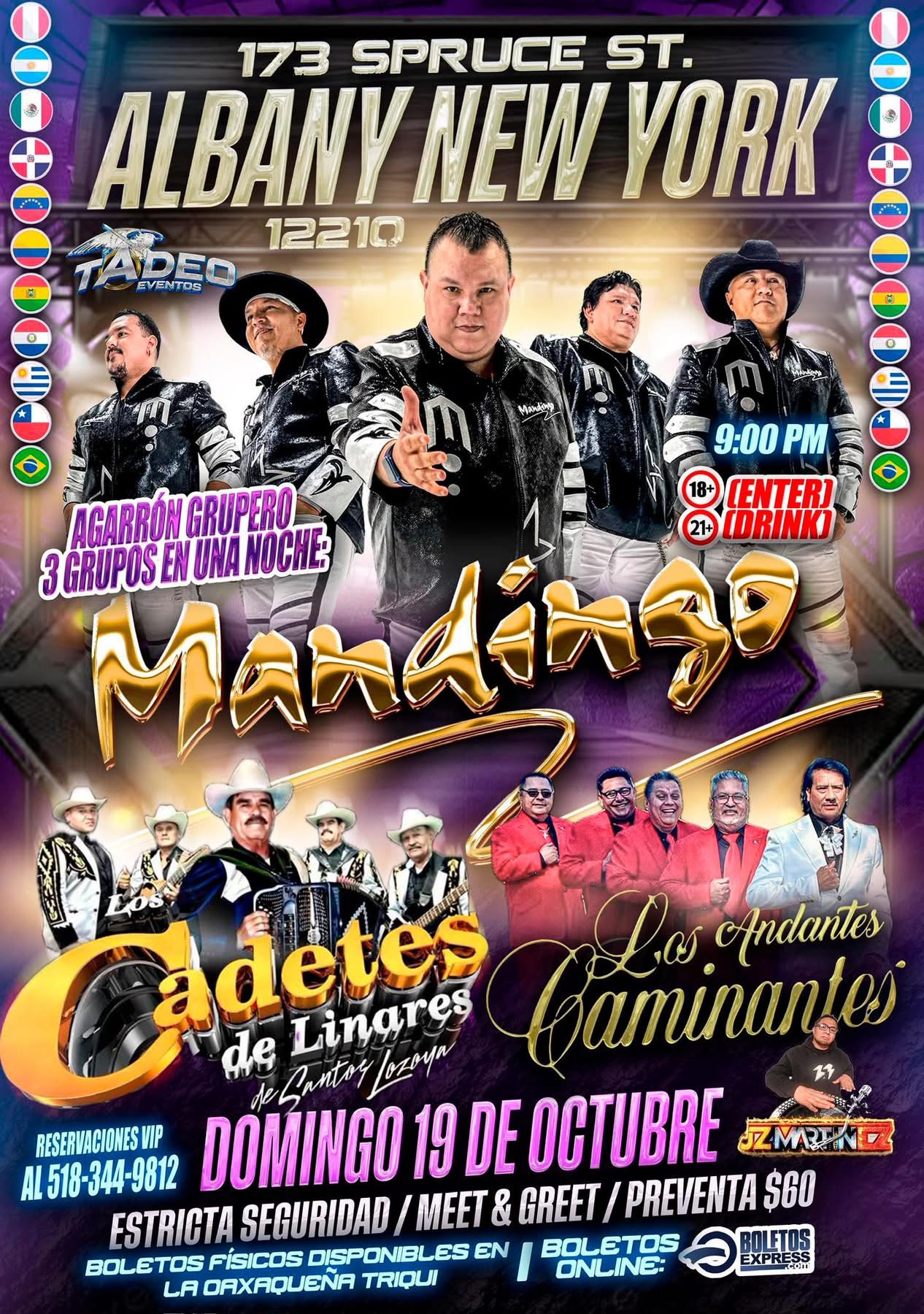 Grupo Mandigo | Los caminantes de andante | Los cadetes de linares