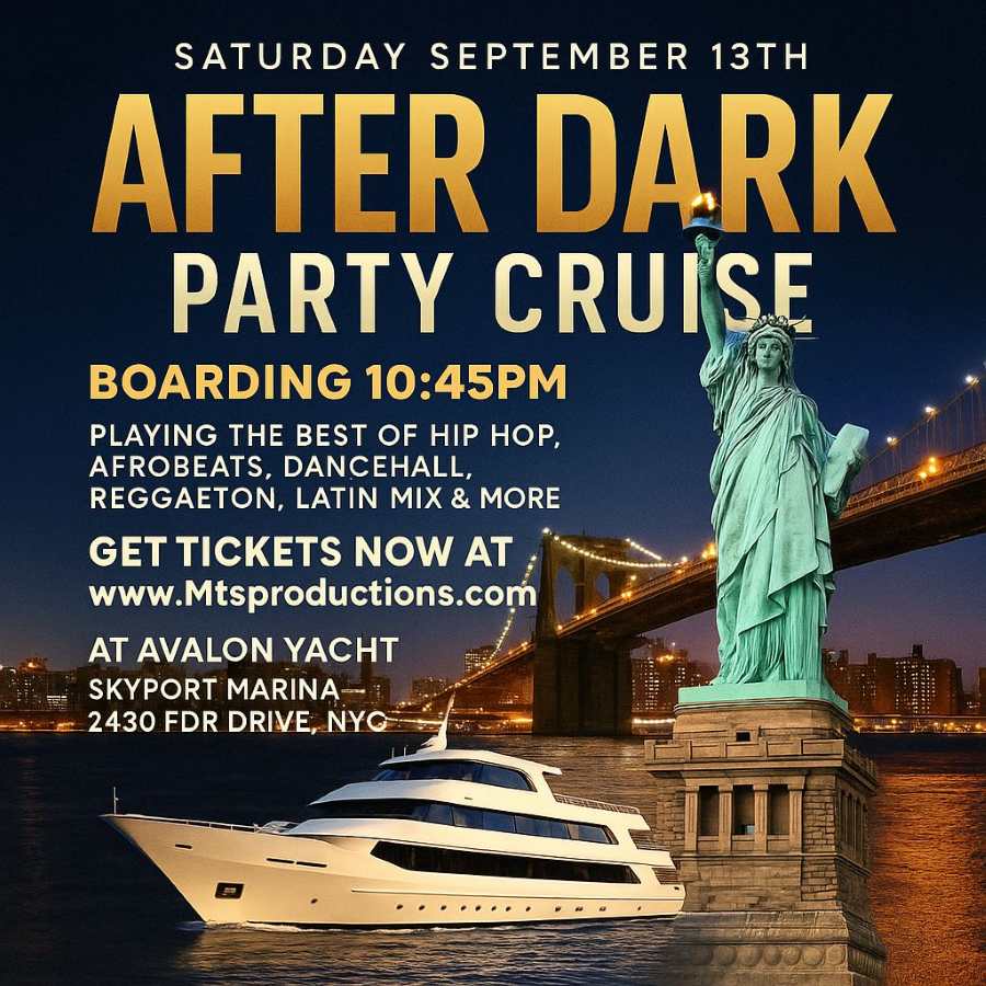 After Dark Party Cruise NYC – Saturday, September 13th | Avalon Yacht