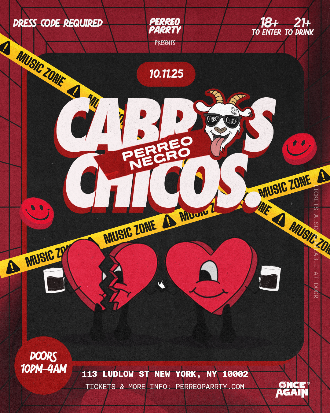 Cabros Chicos - Perro Negro | Dance Party in NYC (18+)