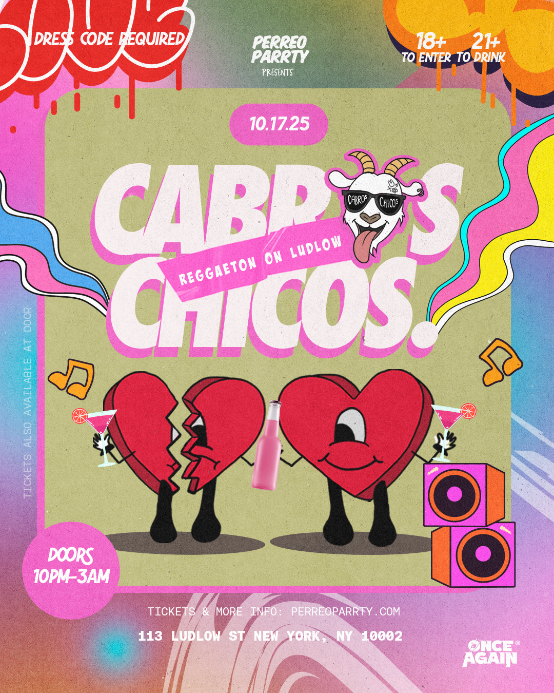 Cabros Chicos - Reggaeton On Ludlow | Dance Party in NYC (18+)