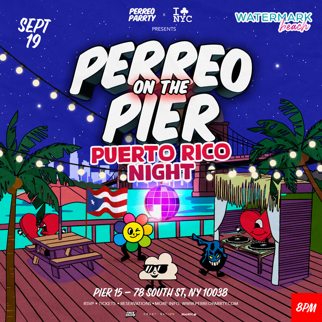 Perreo on the Pier - PUERTO RICO NIGHT Latin & Reggaeton Open-Air Party