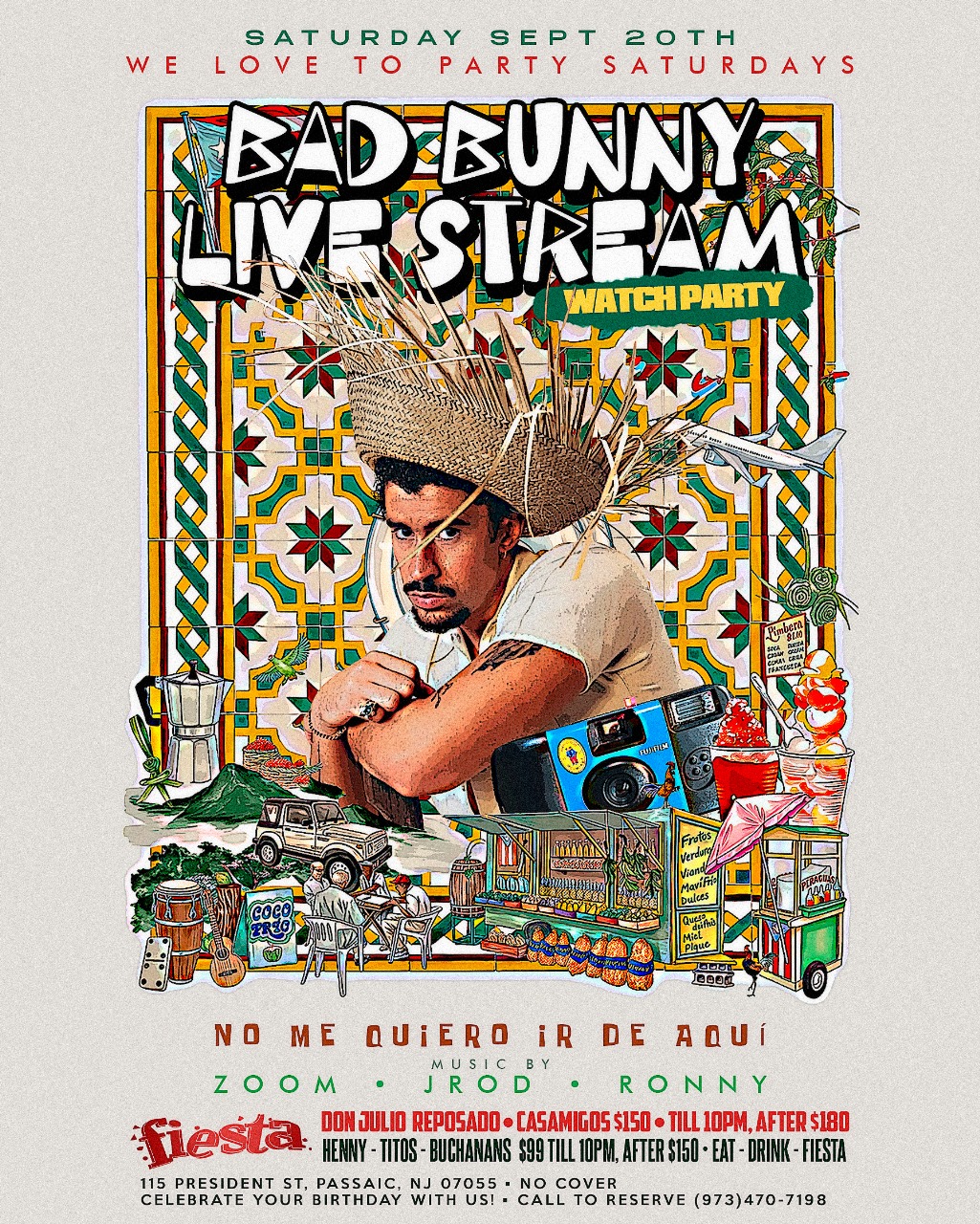 DJ ZOOM, J-ROD, RONNY BAD BUNNY LIVE STREAM WATCH PARTY