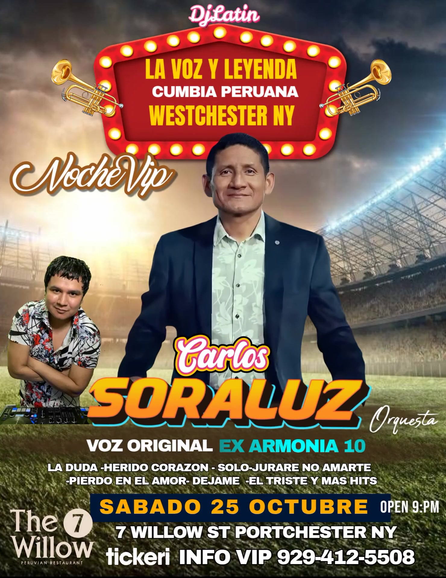 CARLOS SORALUZ EX ARMONIA 10 EN PORTCHESTER NY