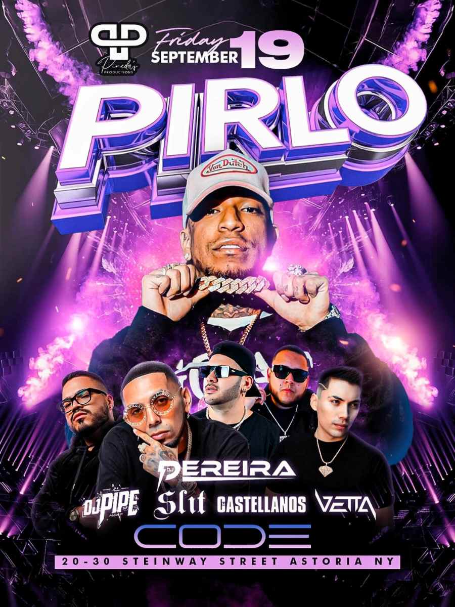 Friday Night Party at CODE Astoria – Reggaeton Star Pirlo Con Power Live