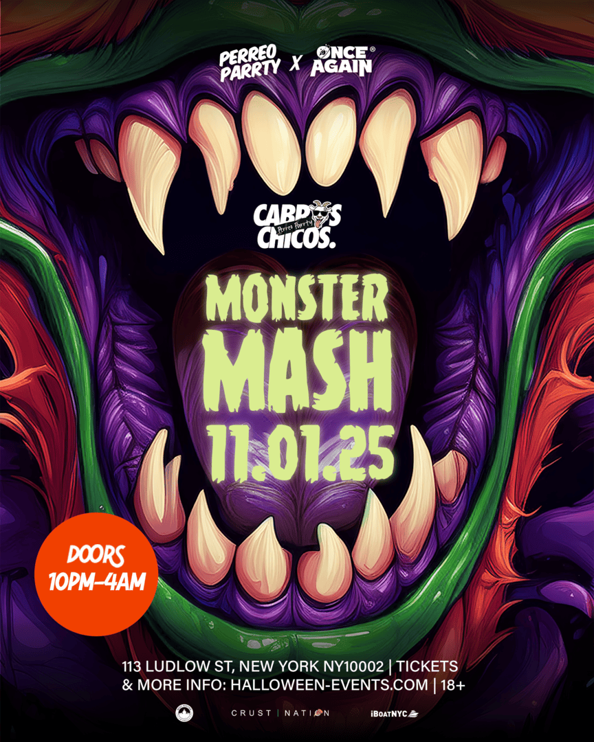 Cabros Chicos - Monster Mash  | Dance Party in NYC (18+)