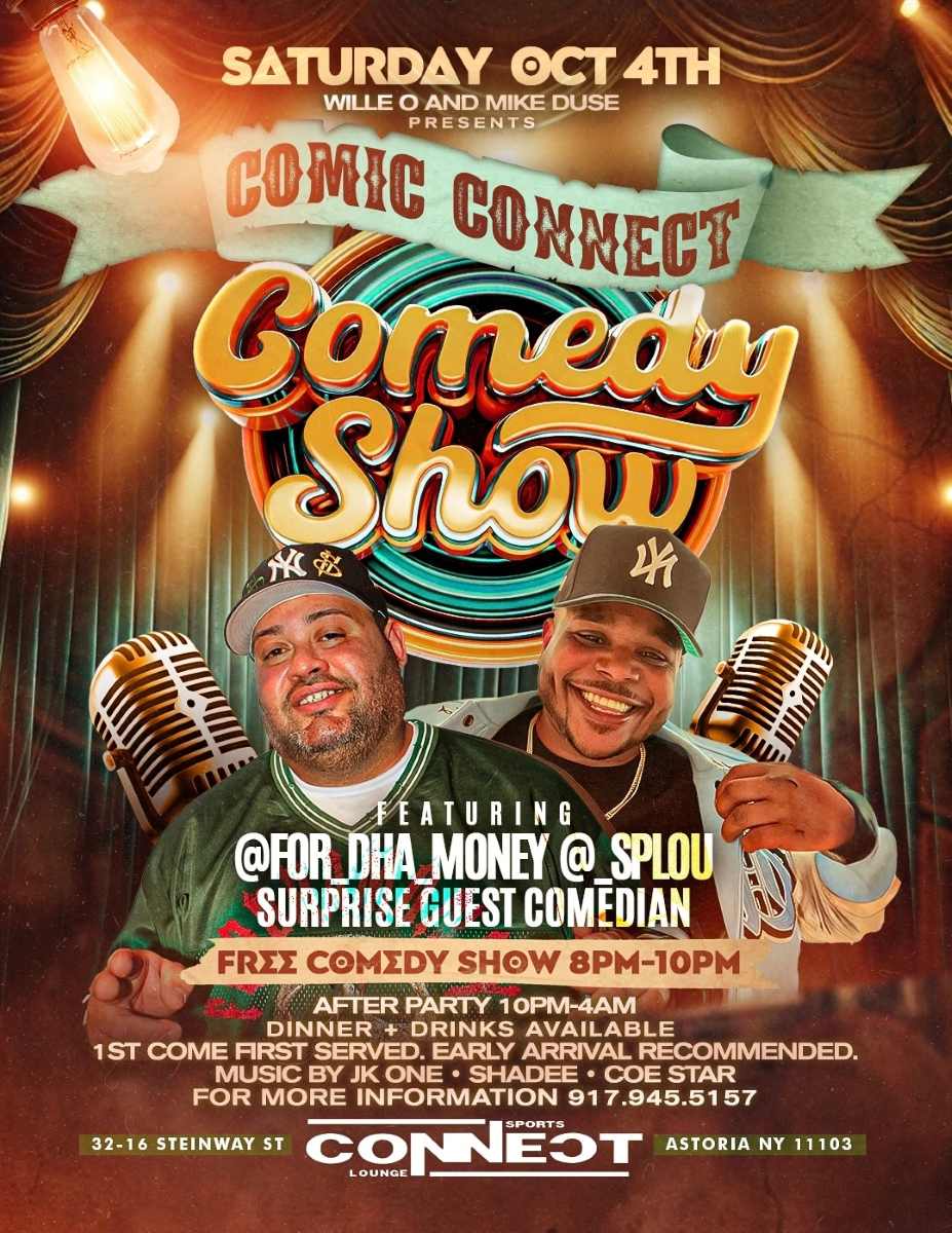 Buy tickets for Comic Connect Comedy Show | Free Comedy Show in NYC with After Party Comic Connect Comedy Show | Free Comedy Show in NYC with After Party