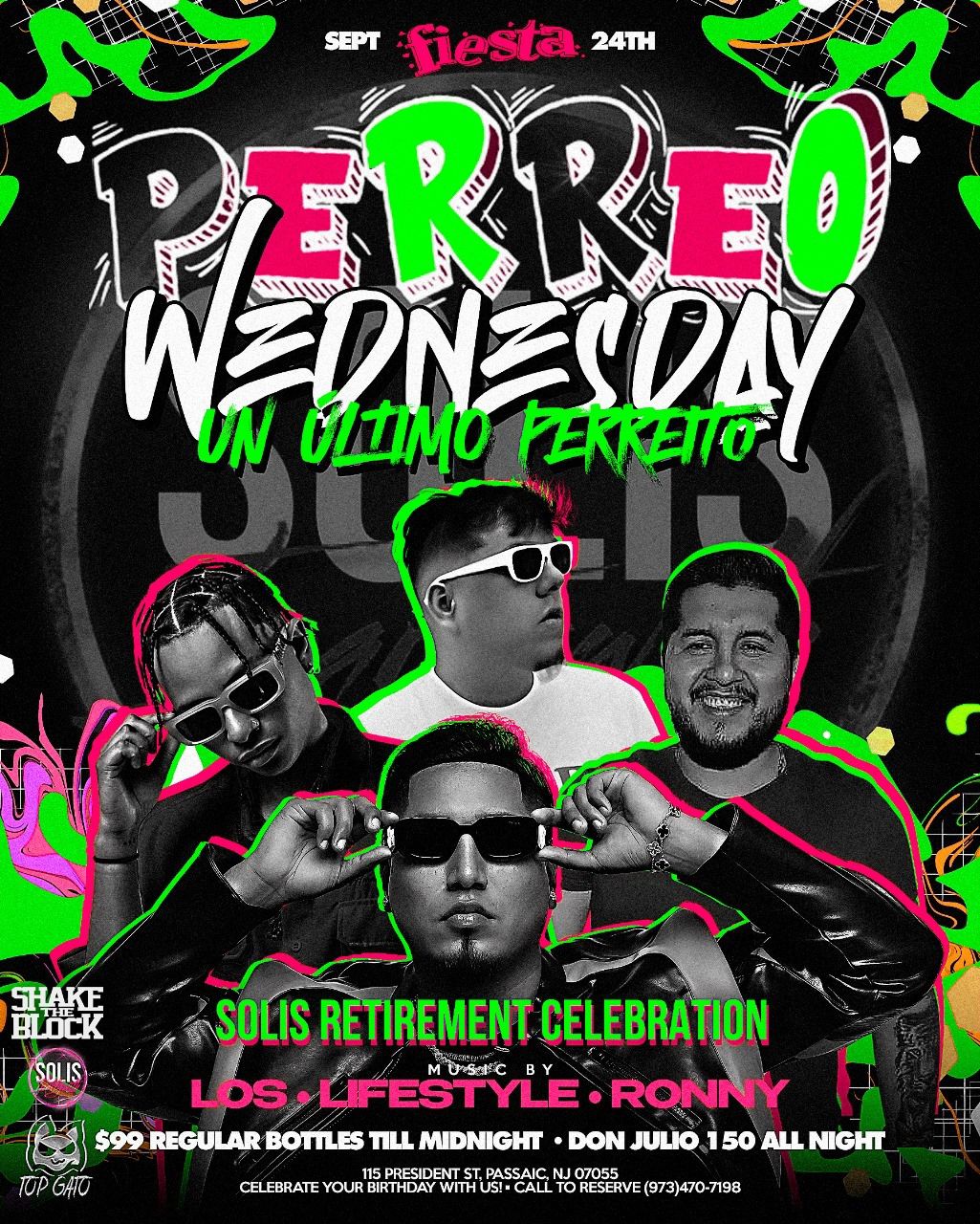 Buy tickets for DJ LOS, LIFESTYLE, RONNY; SOLIS RETIREMENT CELEBRATION DJ LOS, LIFESTYLE, RONNY; SOLIS RETIREMENT CELEBRATION