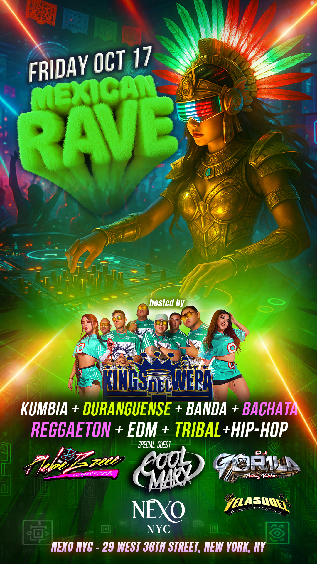mexican rave hosted by kings del wepa Tickets - BoletosExpress