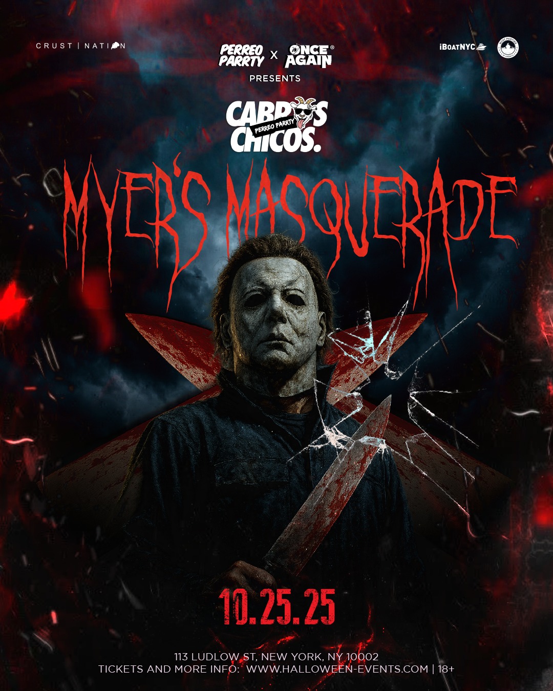 Buy tickets for Cabros Chicos - Myer's Masquerade  | Dance Party in NYC (21+) Cabros Chicos - Myer's Masquerade  | Dance Party in NYC (21+)