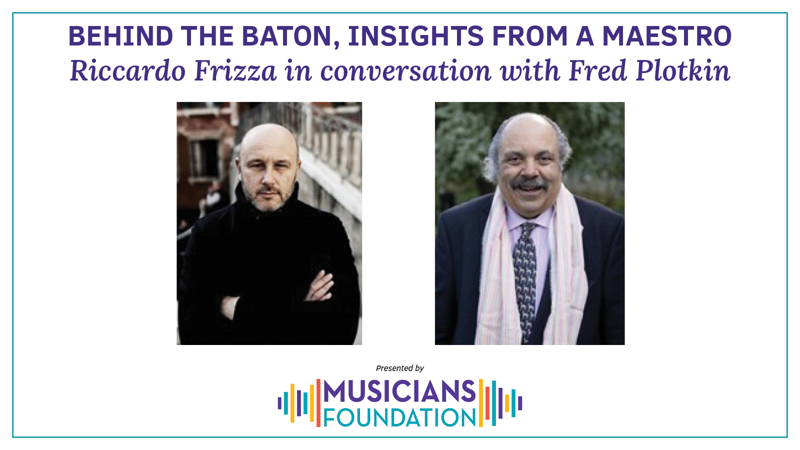 Behind the Baton, Insights from a Maestro