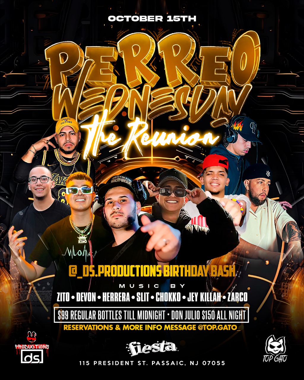DJ ZITO, DEVON, HERRERA, SLIT, CHOKKO, JEY KILLAH, ZARCO