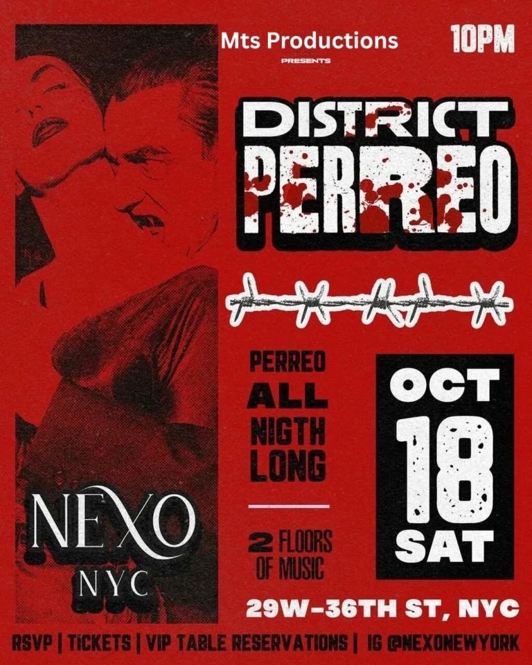 Buy tickets for District Perreo Saturdays at Nexo NYC – The #1 Latin Dance Party District Perreo Saturdays at Nexo NYC – The #1 Latin Dance Party