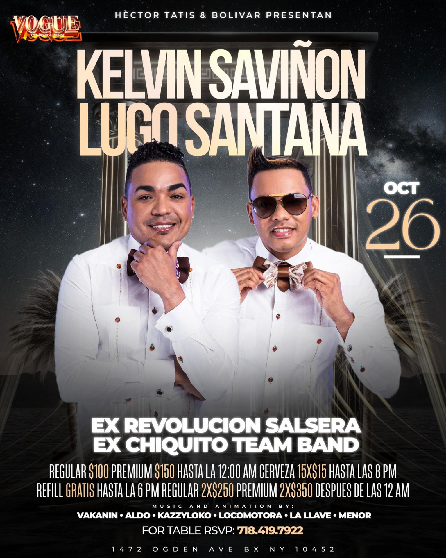 KELVIN SAVIÑON | LUGO SANTANA