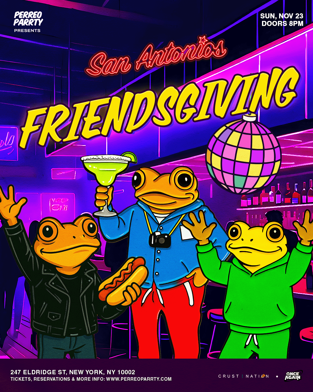 FRIENDSGIVING Party on Houston - Pre-Thanksgiving @ Lower East Side NYC