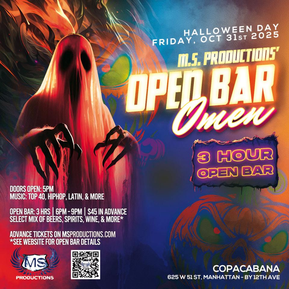 Open Bar Omen - Halloween at Copa