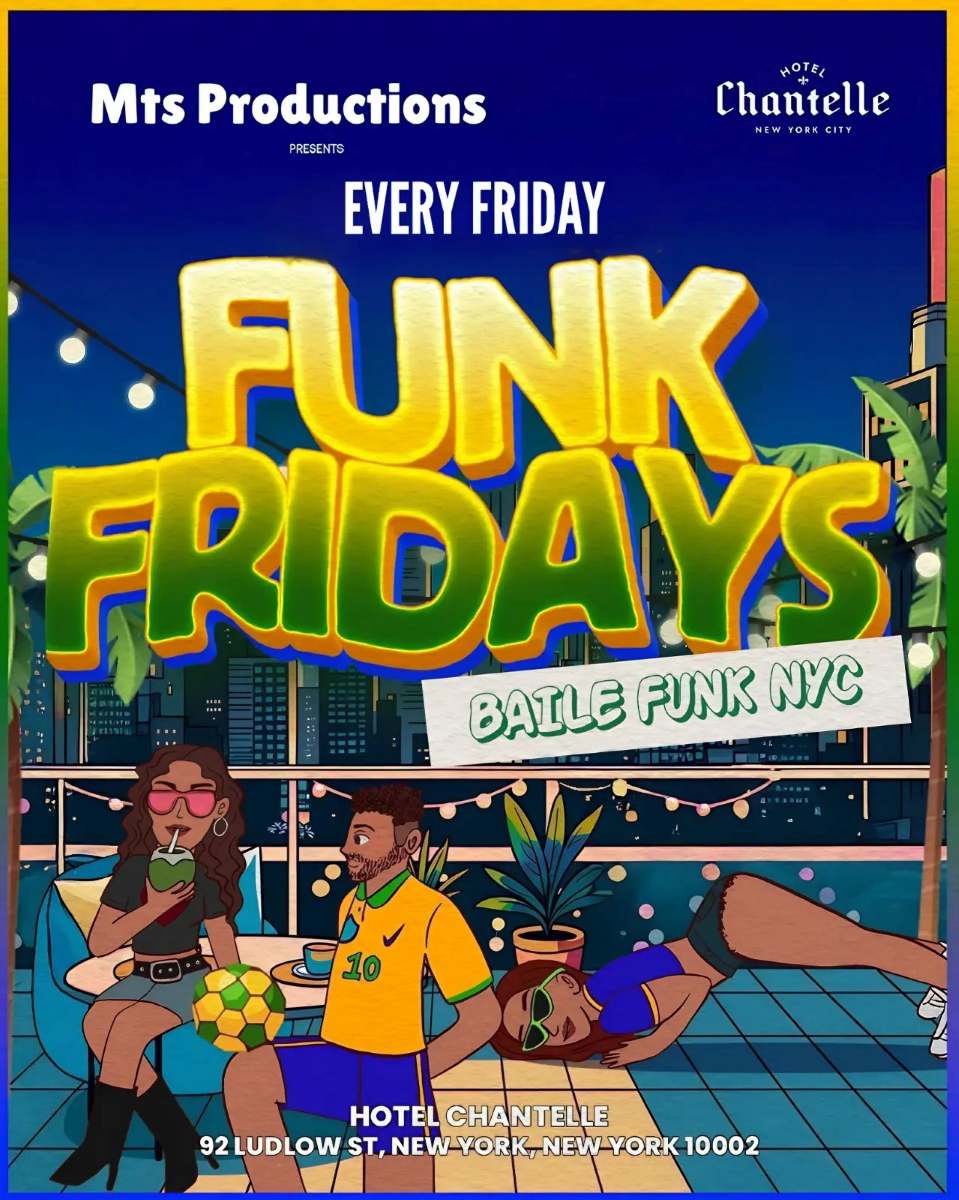 Baile Funk Fridays NYC – Brazilian Party at Hotel Chantelle