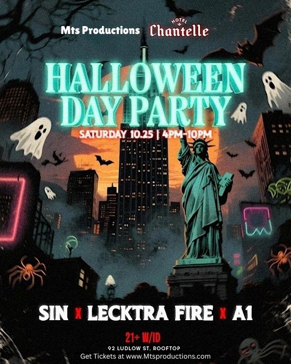 Reggaeton Day Party NYC: Halloween Edition at Hotel Chantelle