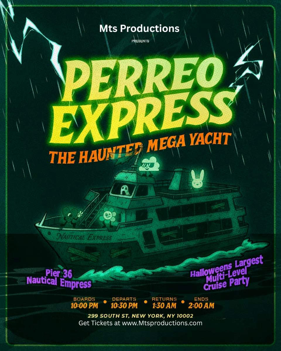 PERREO EXPRESS: Haunted Yacht Edition | Halloween Reggaeton Cruise NYC