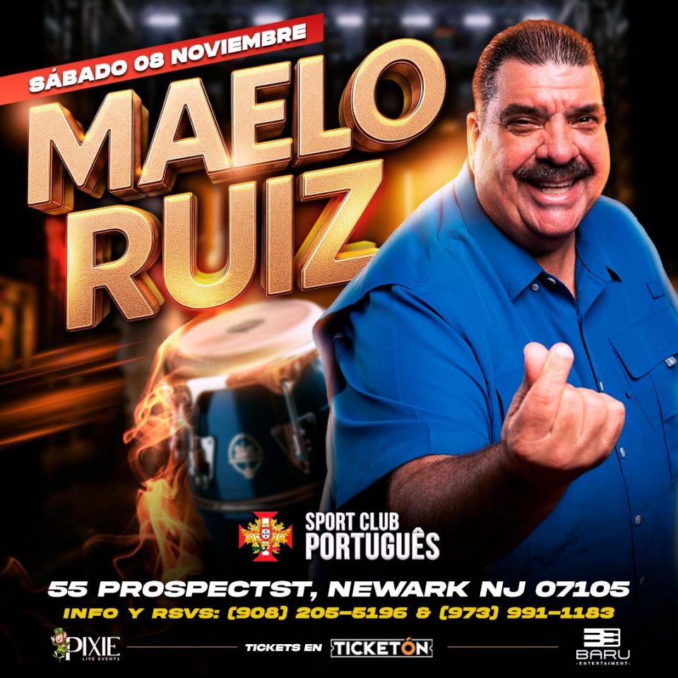 Buy tickets for MAELO RUIZ EL ROMANTICO DE LA SALSA EN CONCIERTO NEW JERSEY!! MAELO RUIZ EL ROMANTICO DE LA SALSA EN CONCIERTO NEW JERSEY!!