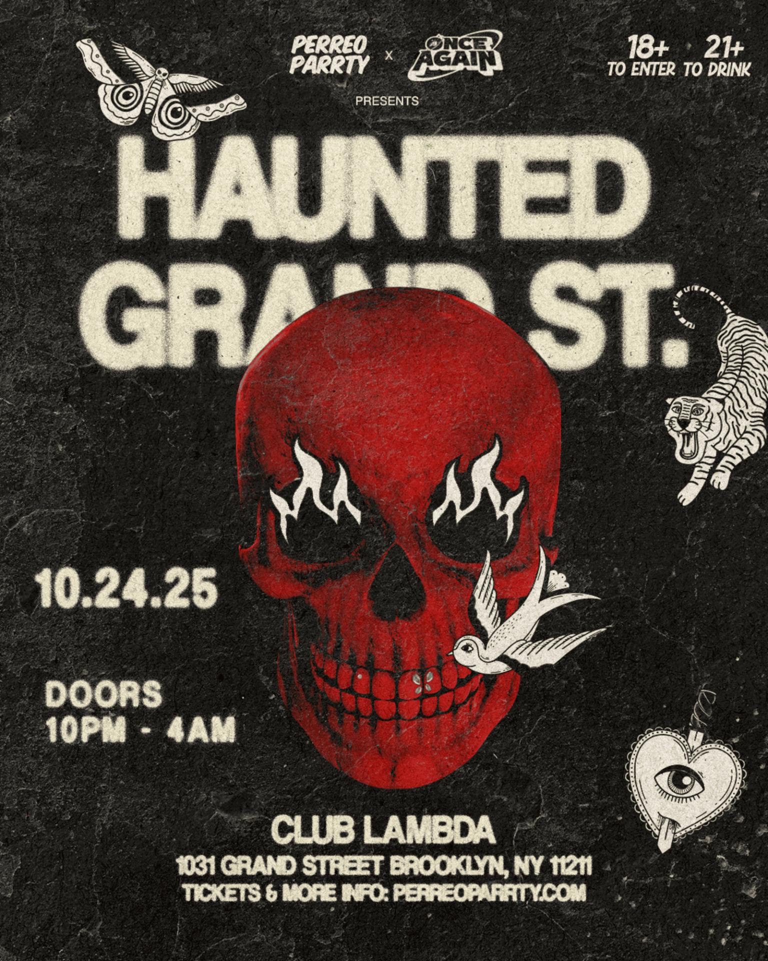 Haunted Grand St | Halloween Hip-Hop Dance Party in Brooklyn (18+)