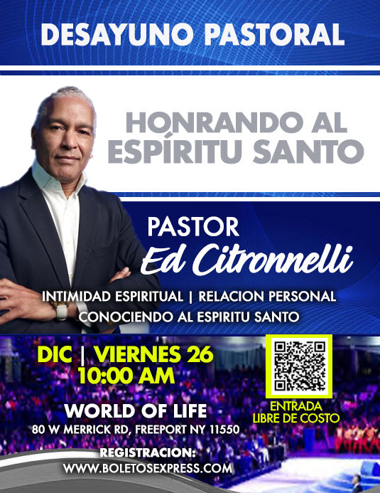 Buy tickets for DESAYUNO PASTORAL LONG ISLAND DESAYUNO PASTORAL LONG ISLAND