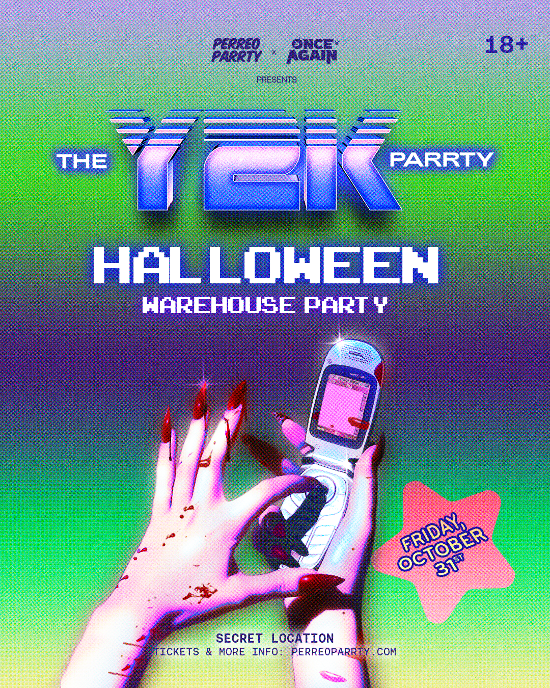 THE Y2K HALLOWEEN PARRTY - Secret Warehouse NYC | 18+