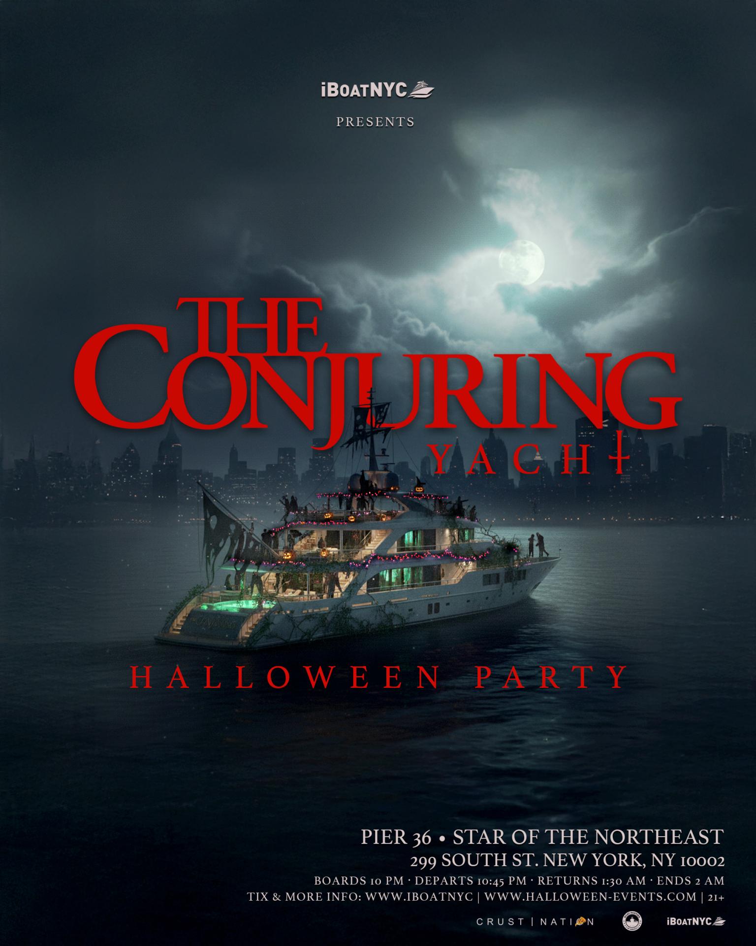 Buy tickets for THE CONJURING YACHT - HALLOWEEN Party Boat Cruise THE CONJURING YACHT - HALLOWEEN Party Boat Cruise