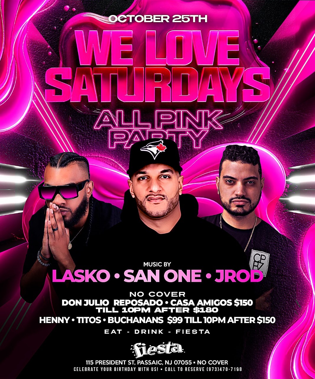 WE LOVE SAURDAY - ALL PINK PARTY