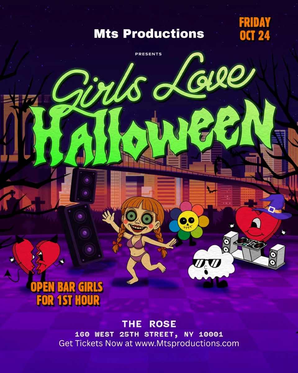 Girls Love Halloween | Reggaeton Garden Party NYC at The Chelsean New York