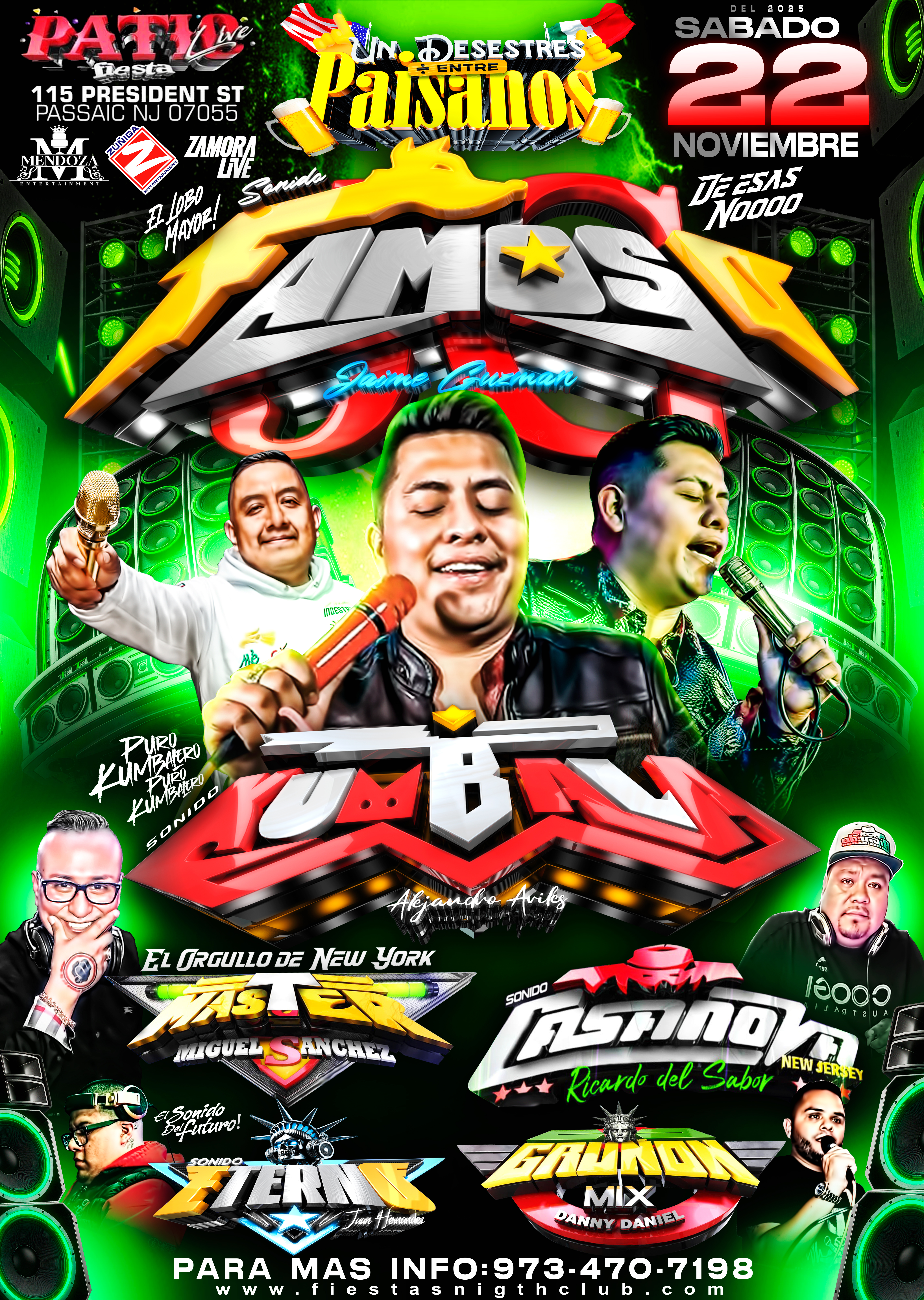 Buy tickets for SONIDO FAMOSO, KUMBALA, MASTER, CASANOVA, ETERNO, GRUÑON MIX SONIDO FAMOSO, KUMBALA, MASTER, CASANOVA, ETERNO, GRUÑON MIX