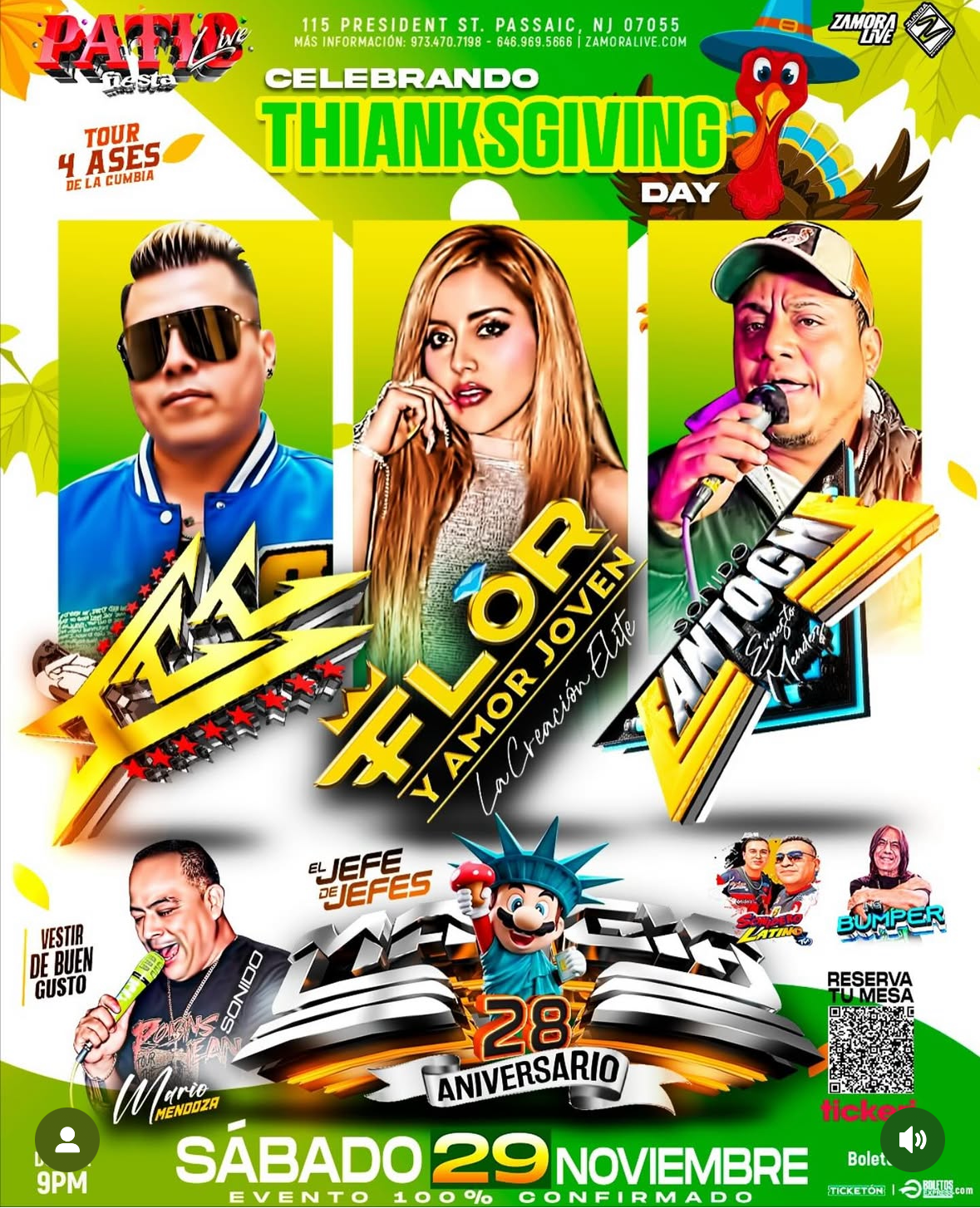 Buy tickets for ICC, FLOR Y AMOR JOVEN, SONIDO FANTOCHE, SONIDO MAGIA; EN SU 28 ANIVERSARIO ICC, FLOR Y AMOR JOVEN, SONIDO FANTOCHE, SONIDO MAGIA; EN SU 28 ANIVERSARIO