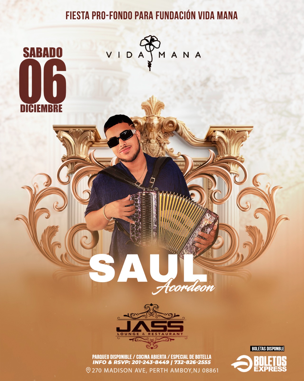 Buy tickets for Vida Mana x Saul Acordeon Vida Mana x Saul Acordeon