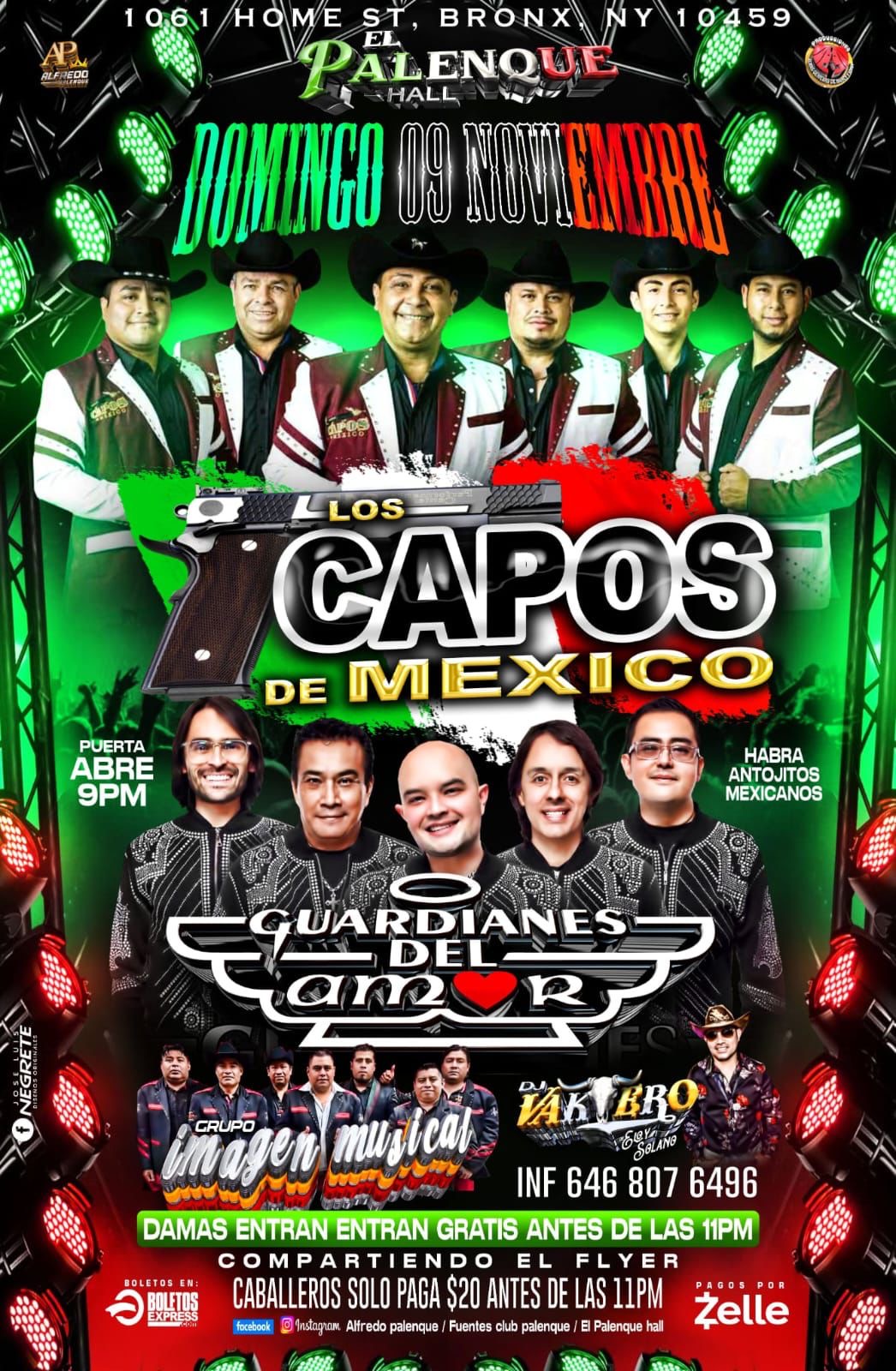Buy tickets for LOS CAPOS DE MEXICO | GUARDIANES DEL AMOR & GRUPO IMAGEN MUSICAL LOS CAPOS DE MEXICO | GUARDIANES DEL AMOR & GRUPO IMAGEN MUSICAL