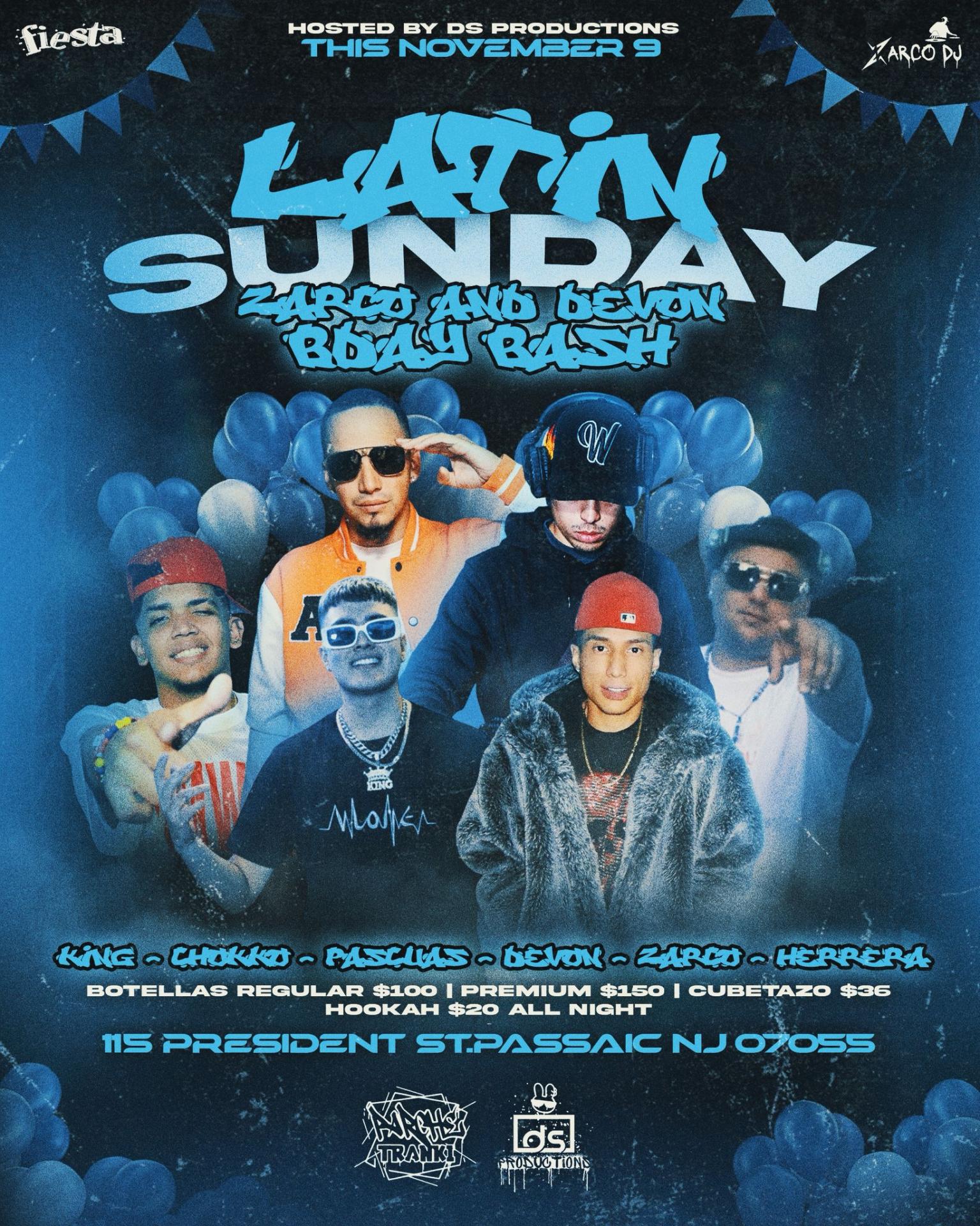 LATIN SUNDAY - ZARCO & DEVON BIRTHDAY BASH