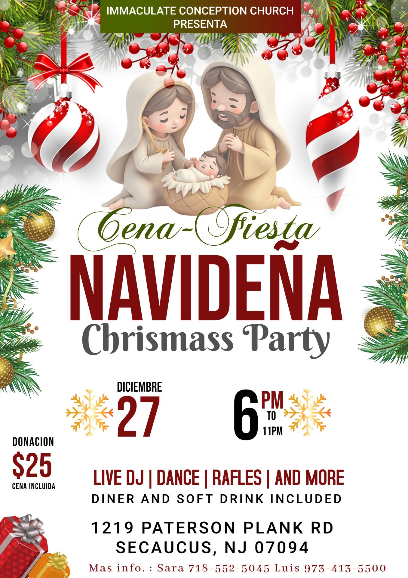 Buy tickets for Fista y Cena Navideña Fista y Cena Navideña