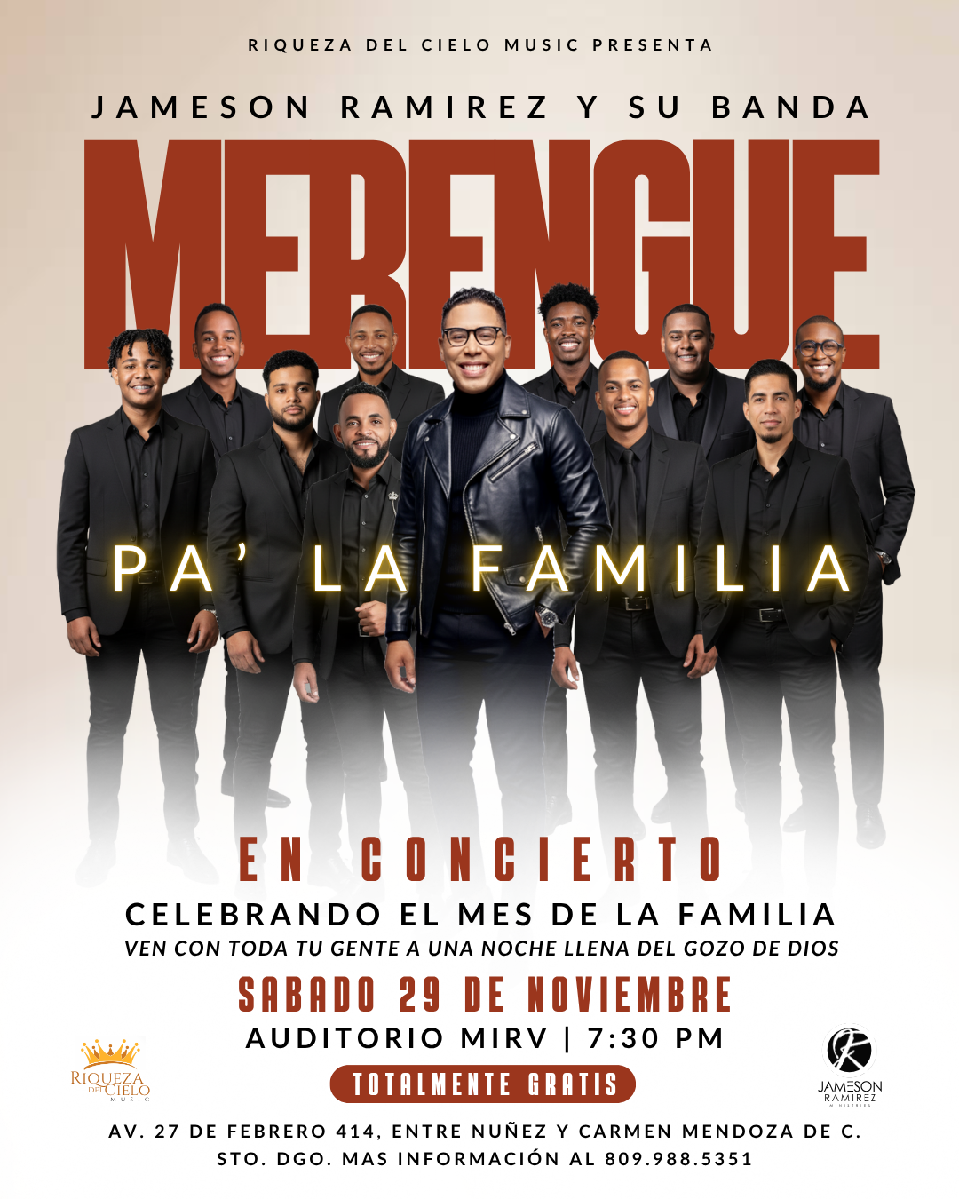 Buy tickets for JAMESON RAMIREZ Y SU BANDA JAMESON RAMIREZ Y SU BANDA