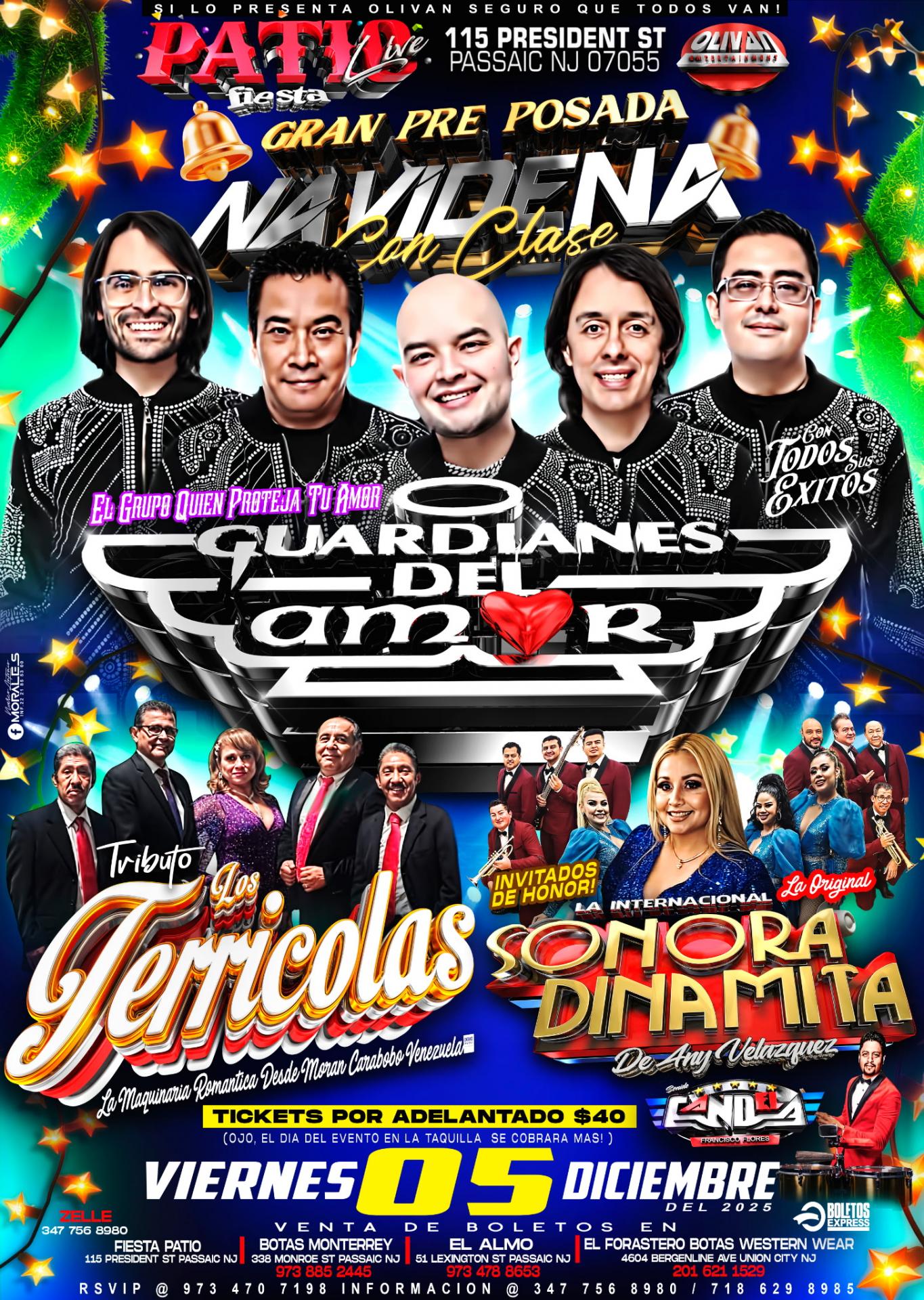 Buy tickets for Los Guardianes Del Amor, Los Terricolas , Sonora Dinamita Any Velaquez Los Guardianes Del Amor, Los Terricolas , Sonora Dinamita Any Velaquez