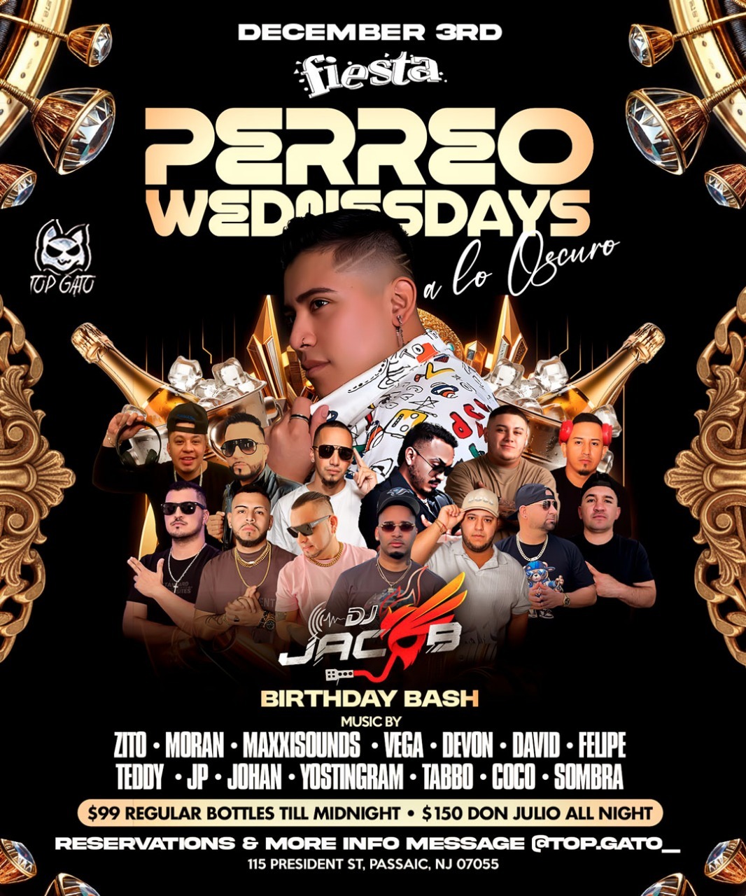 PERREO WEDNESDAY A LO OSCURO DJ JACOB BIRTHDAY BASH