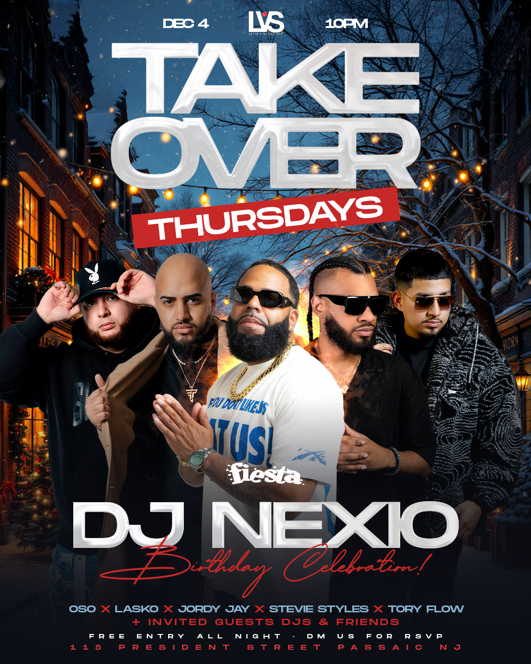 Buy tickets for TAKEOVER THURSDAY - DJ NEXIO BIRTHDAY CELEBRATION TAKEOVER THURSDAY - DJ NEXIO BIRTHDAY CELEBRATION