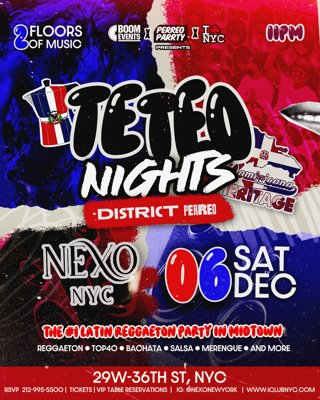 Teteo Dominican Night - Dembow Party at Club Nexo