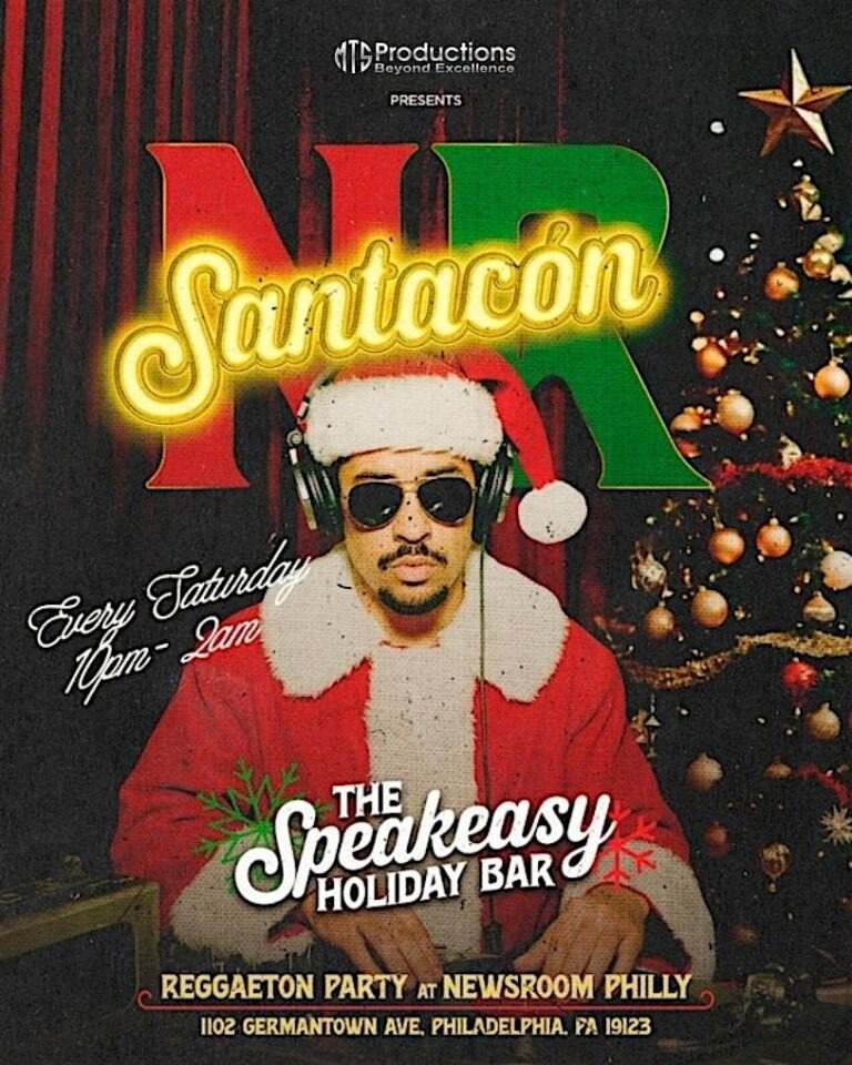 Buy tickets for Newsroom Philly Santacon Reggaeton Party | Nightlife in Philly Newsroom Philly Santacon Reggaeton Party | Nightlife in Philly