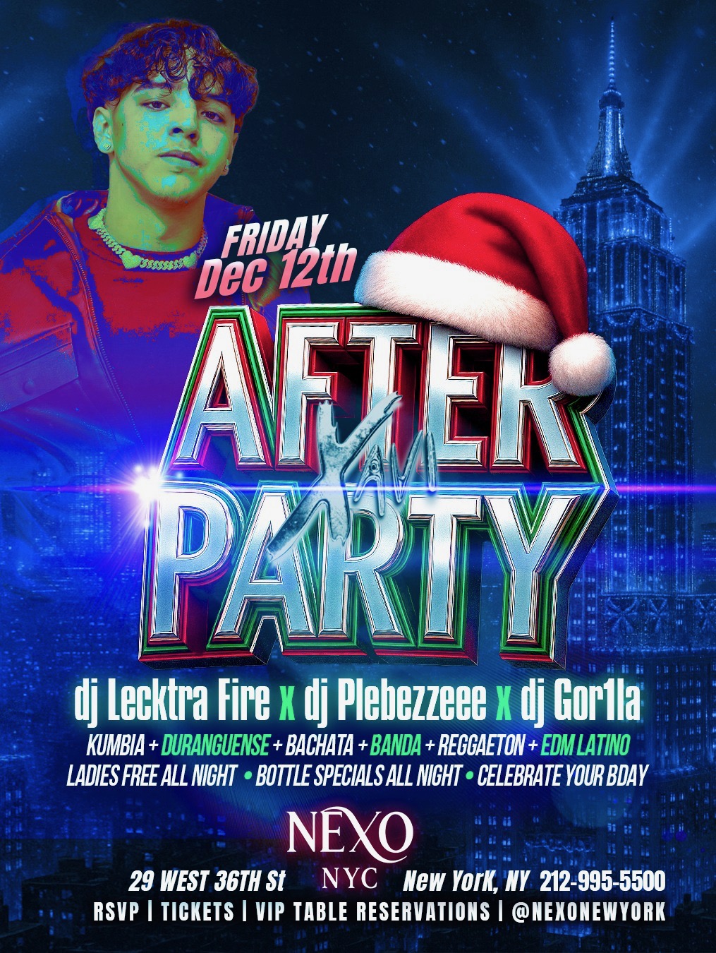 XAVI AFTER PARTY LATIN EDITION