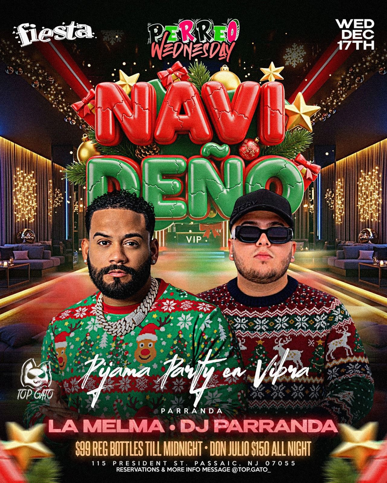 Buy tickets for PERREO WEDNESDAY NAVIDEÑO - PIJAMA PARTY EN VIBRA PERREO WEDNESDAY NAVIDEÑO - PIJAMA PARTY EN VIBRA