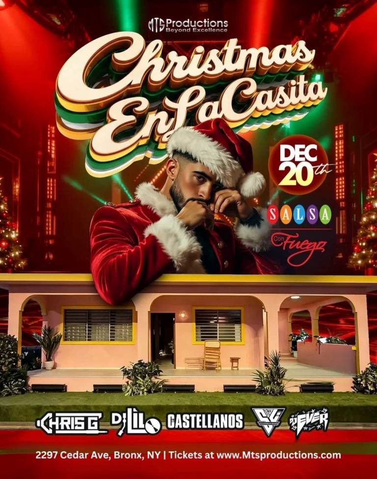 Buy tickets for LA CASITA CHRISTMAS PARTY — New York’s BIGGEST Reggaeton & Dembow Event LA CASITA CHRISTMAS PARTY — New York’s BIGGEST Reggaeton & Dembow Event