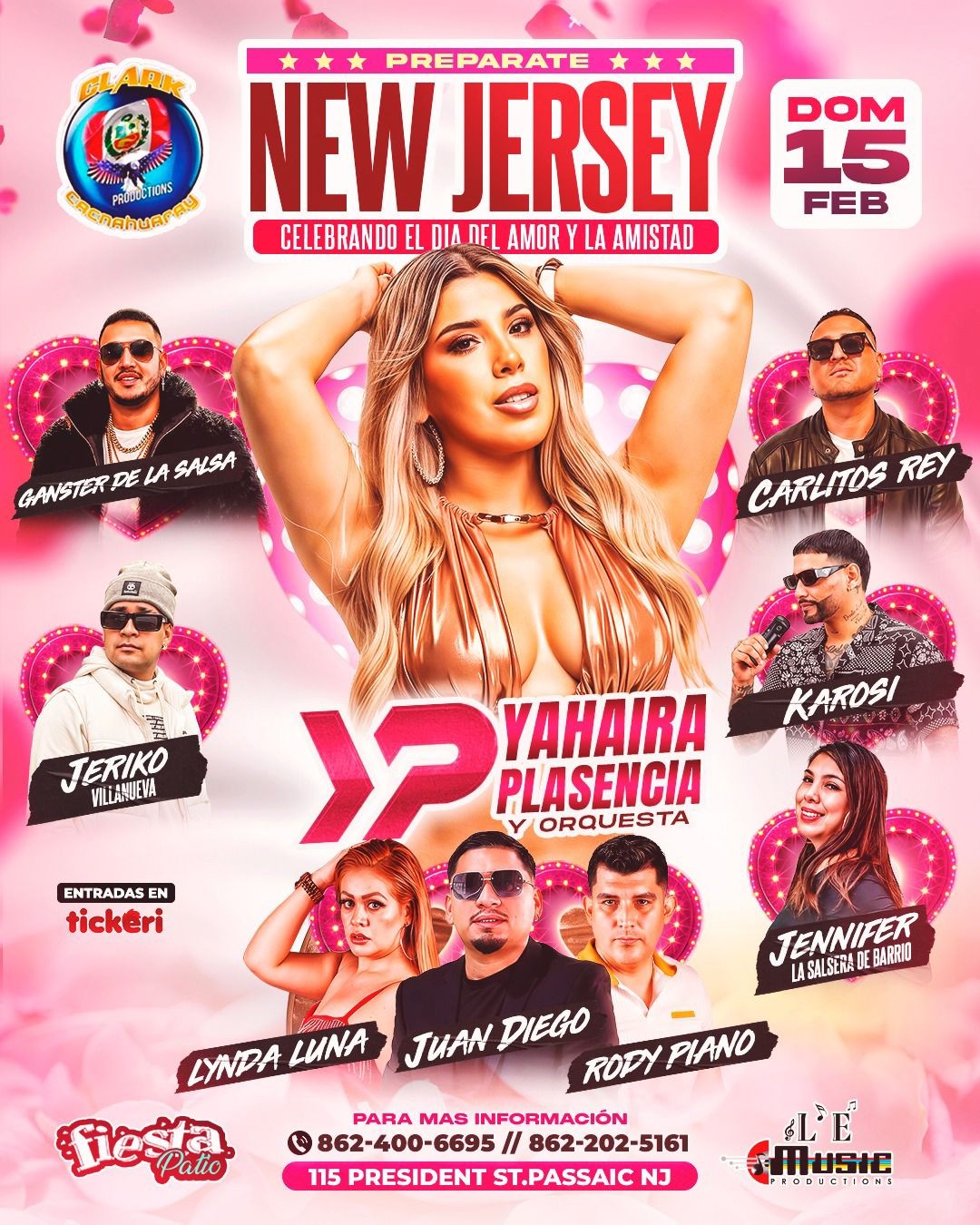 Buy tickets for YAHAIRA PLASENCIA Y ORQUESTA CELEBRANDO EL DIA DEL AMOR LA AMISTAD YAHAIRA PLASENCIA Y ORQUESTA CELEBRANDO EL DIA DEL AMOR LA AMISTAD