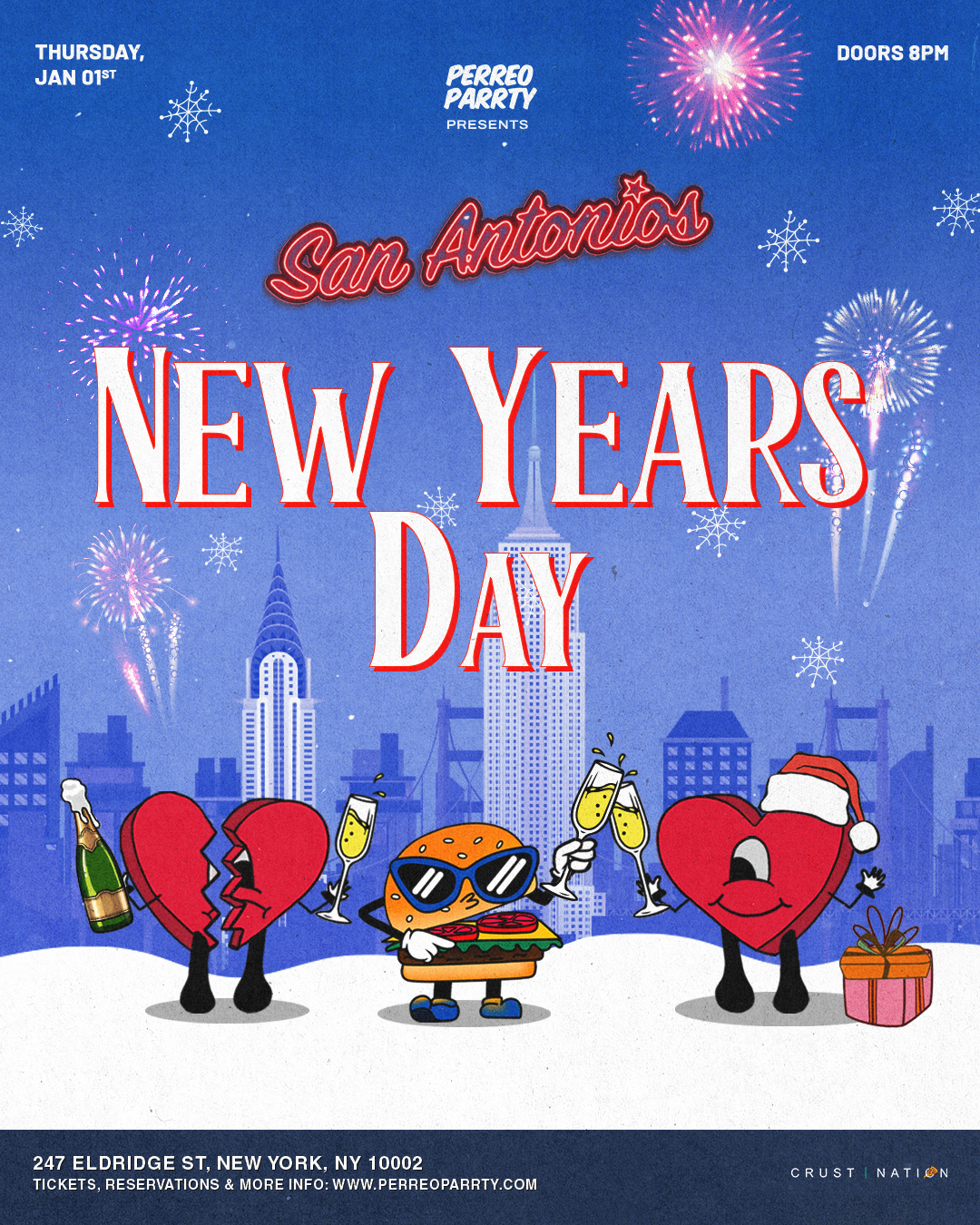 Buy tickets for Reggaeton on Houston 18+ - New Years Day Perreo Parrty NYC LES Reggaeton on Houston 18+ - New Years Day Perreo Parrty NYC LES