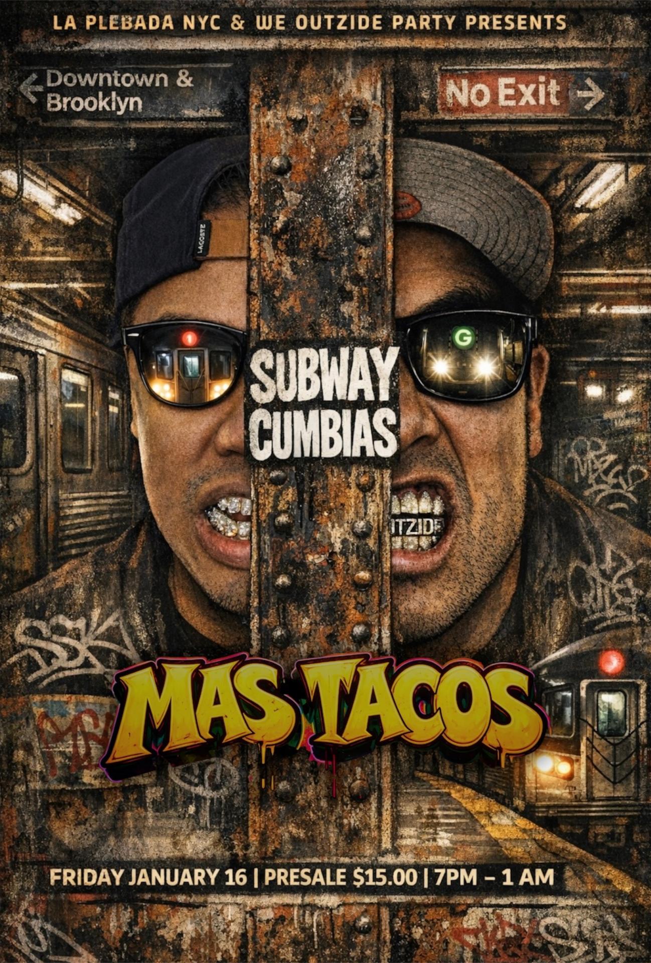 Buy tickets for SUBWAY CUMBIA SUBWAY CUMBIA